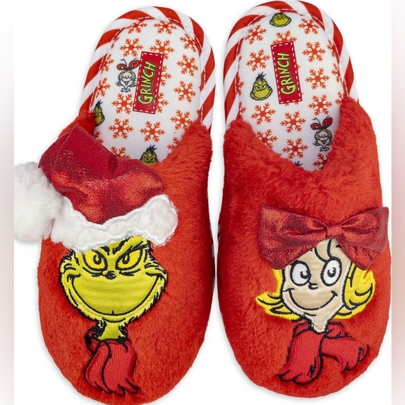 Dr. Seuss Grinch  Slippers - Picture 3 of 4